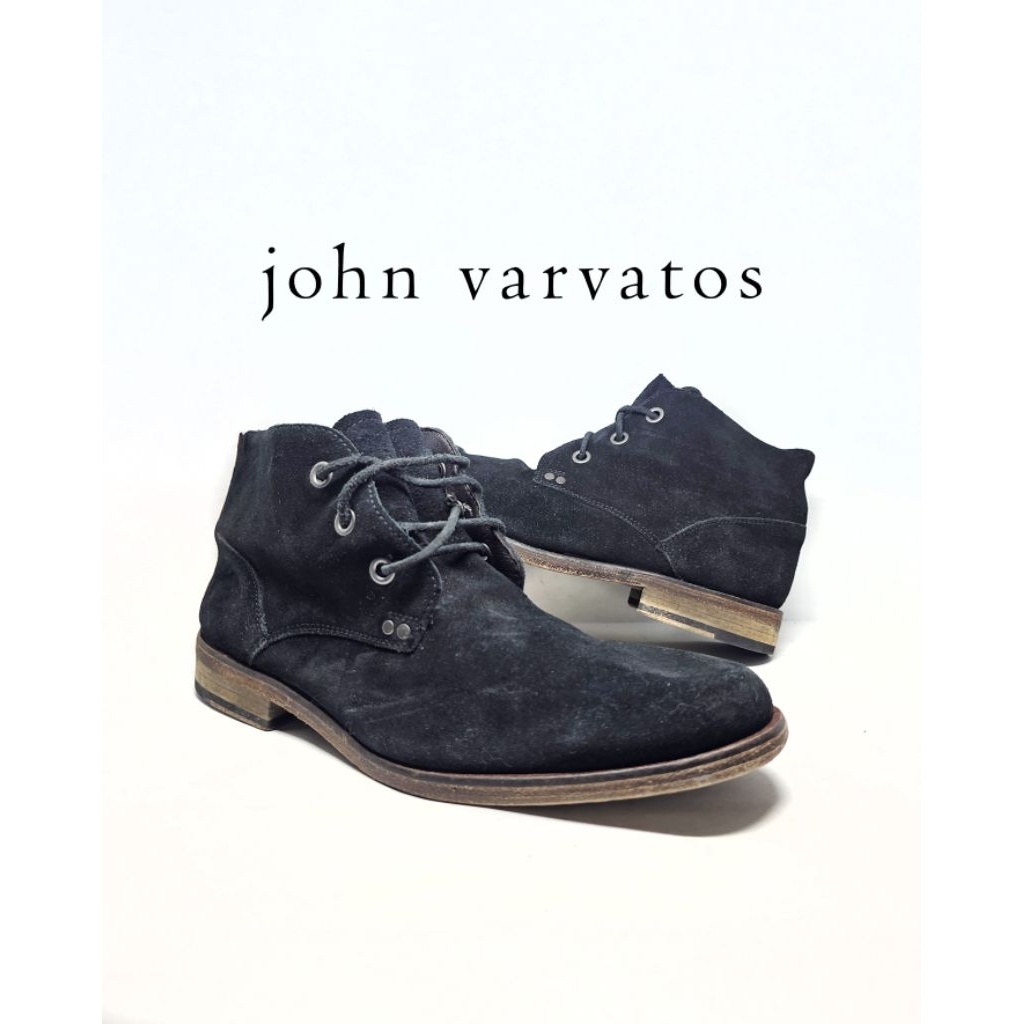 Sepatu John Varvatos Boots Suede USA