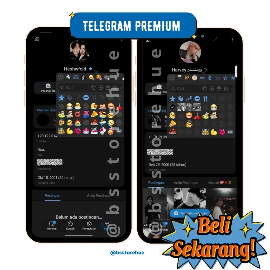 telegram premium via login 100% legal (khusus nomor luar negara)