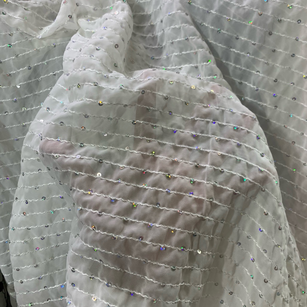 kain ceruty antik - kain ceruty sequin - kain ceruty glitter sequin