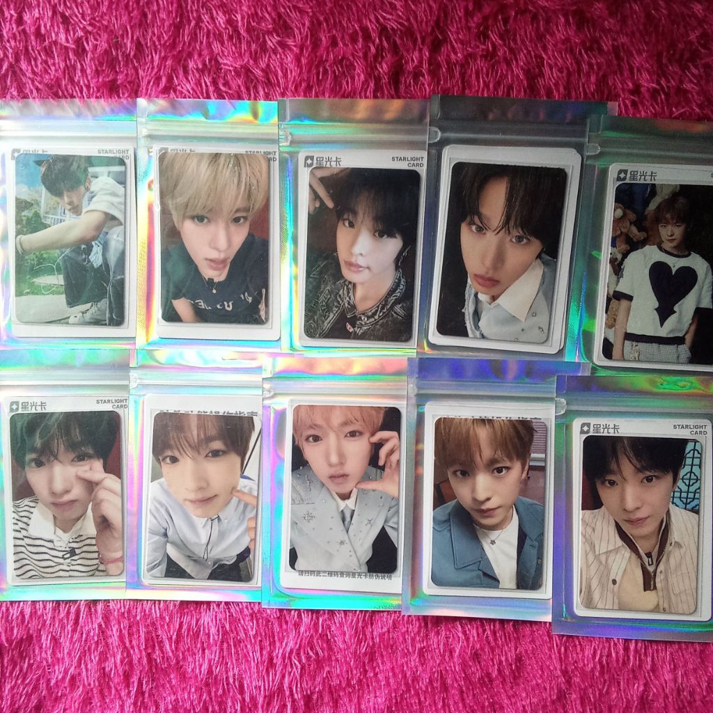 Sealed Photocard Official NCT Wish QQ Color