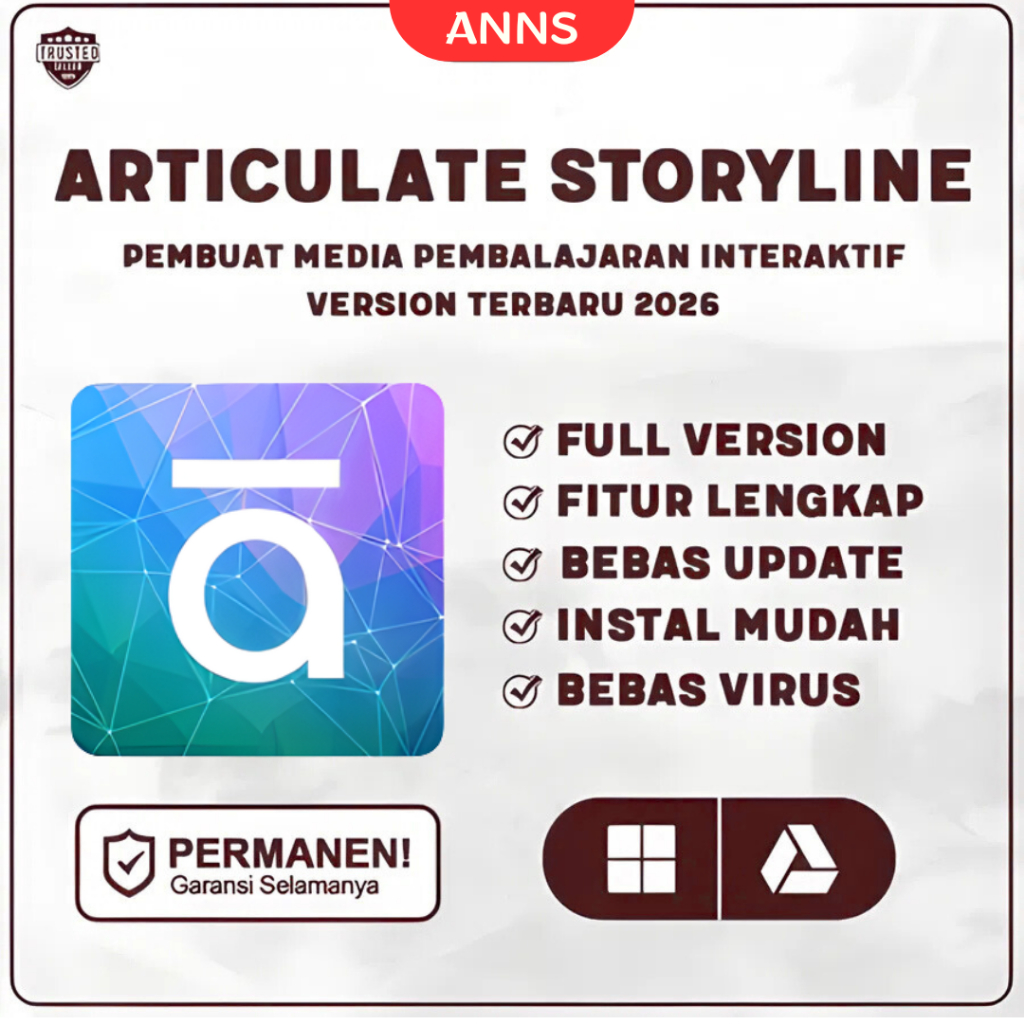 Articulate Storyline 2026 Full Version Original Lifetime + Panduan Instalasi (WIN)