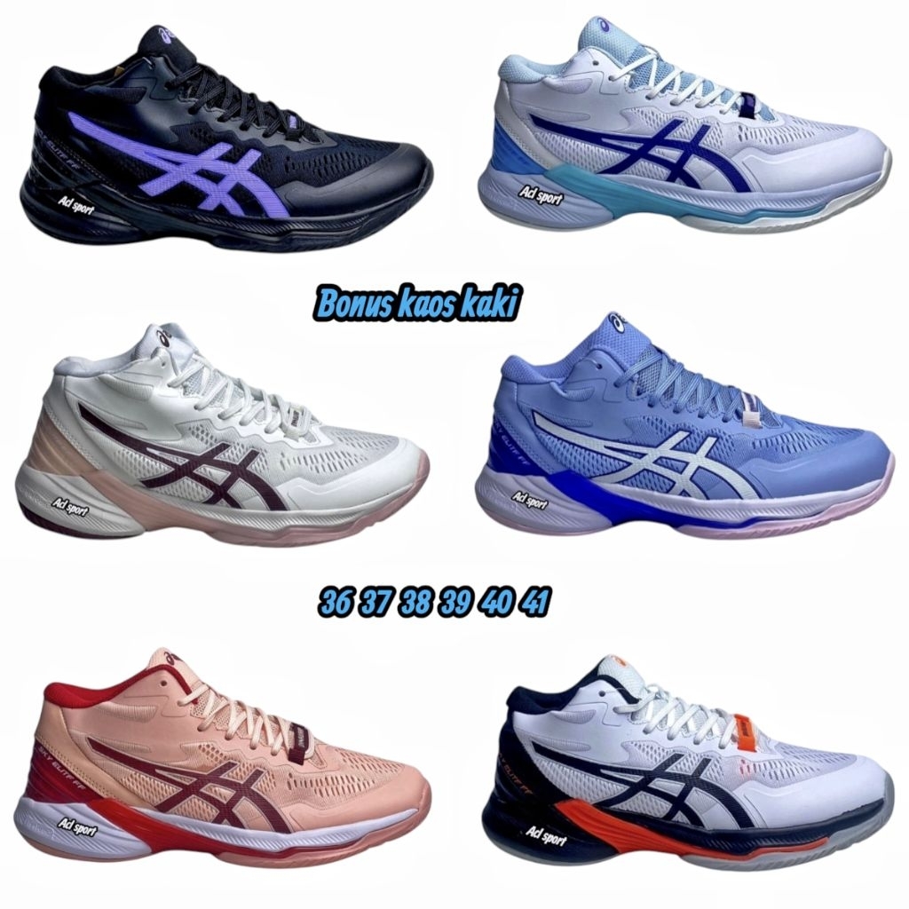 Sepatu Volly Esik Sky Elit Mid Sepatu Voli Wanita Sepatu Badminton Voly Voley Volley Cewek Sepatu Ol