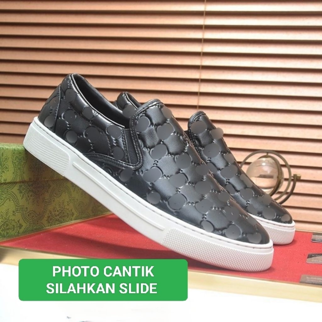 Sepatu sneaker pria sepatu cowok import kulit