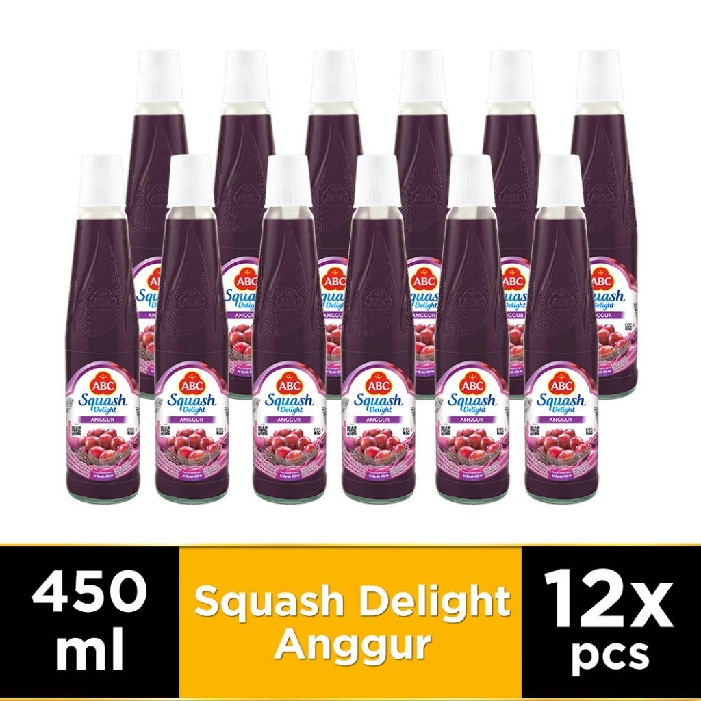 sirup abc squash Anggur 1 dus 12 pcs