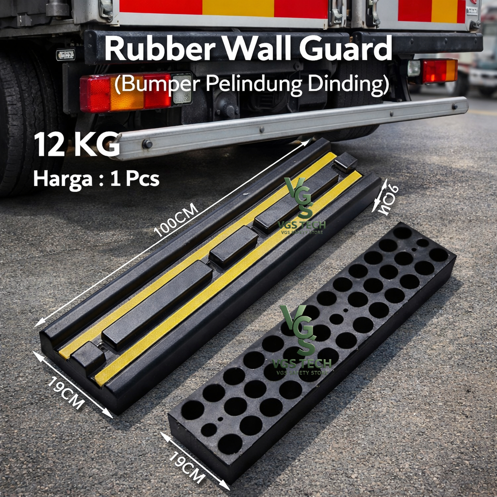 Wall Bumper Gurad Karet Pelindung Benturan Dinding Bumper Mobil