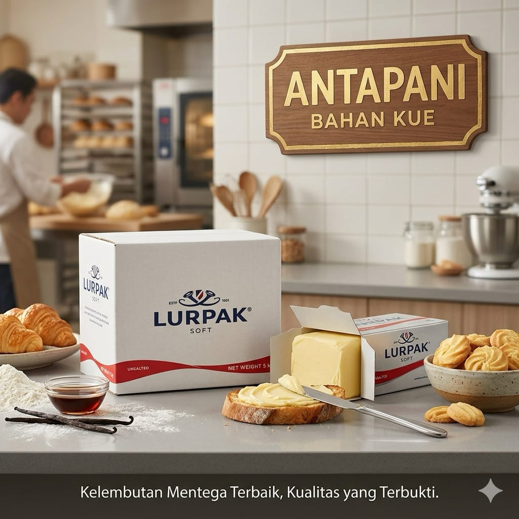 Unsalted Butter Lurpak 1kg(Vakum)