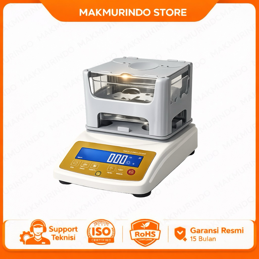 Timbangan Emas, Perak & Platinum Digital Kapasitas 1.5Kg Bergaransi - Alat Uji Kadar Emas Otomatis