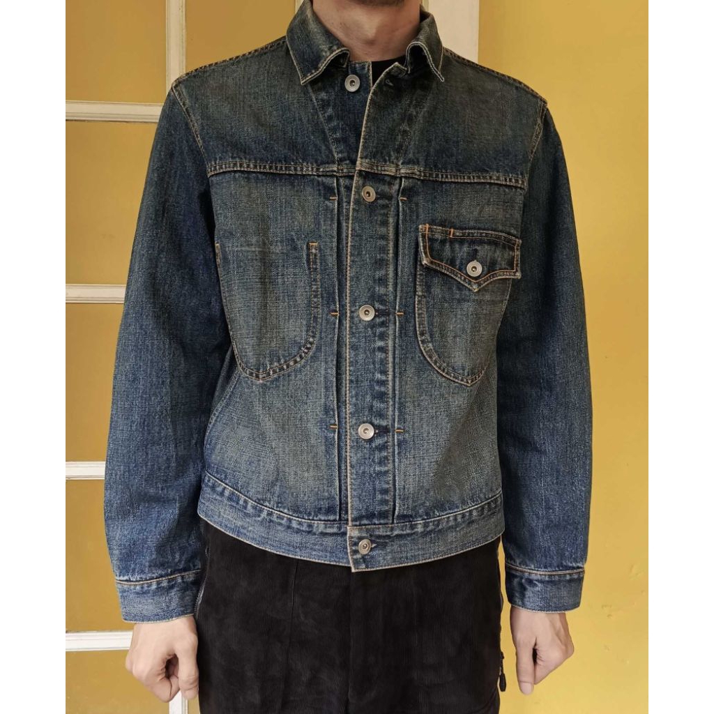 Jaket Jeans Denim Vintage UNIQLO Type 2