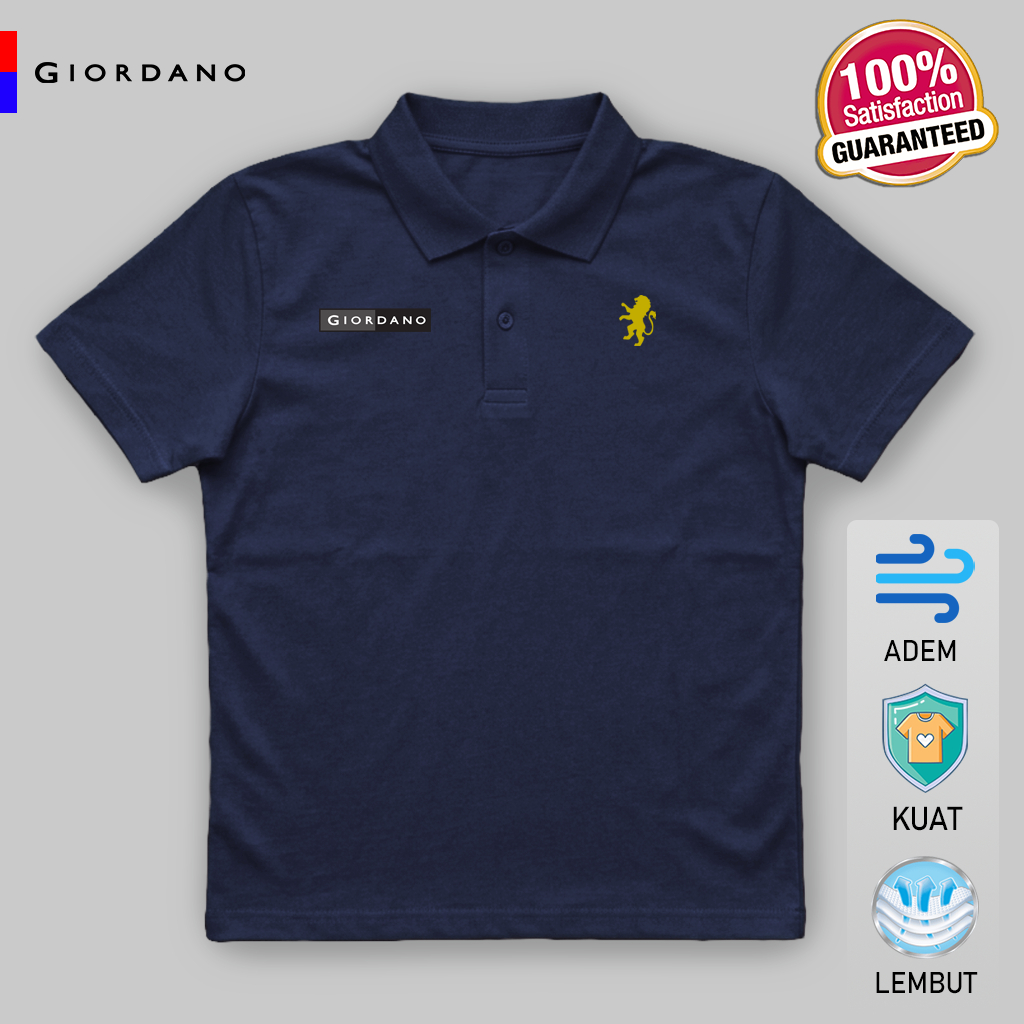 Kaos Polo Baju Pria Giordano 1981 Special Edition