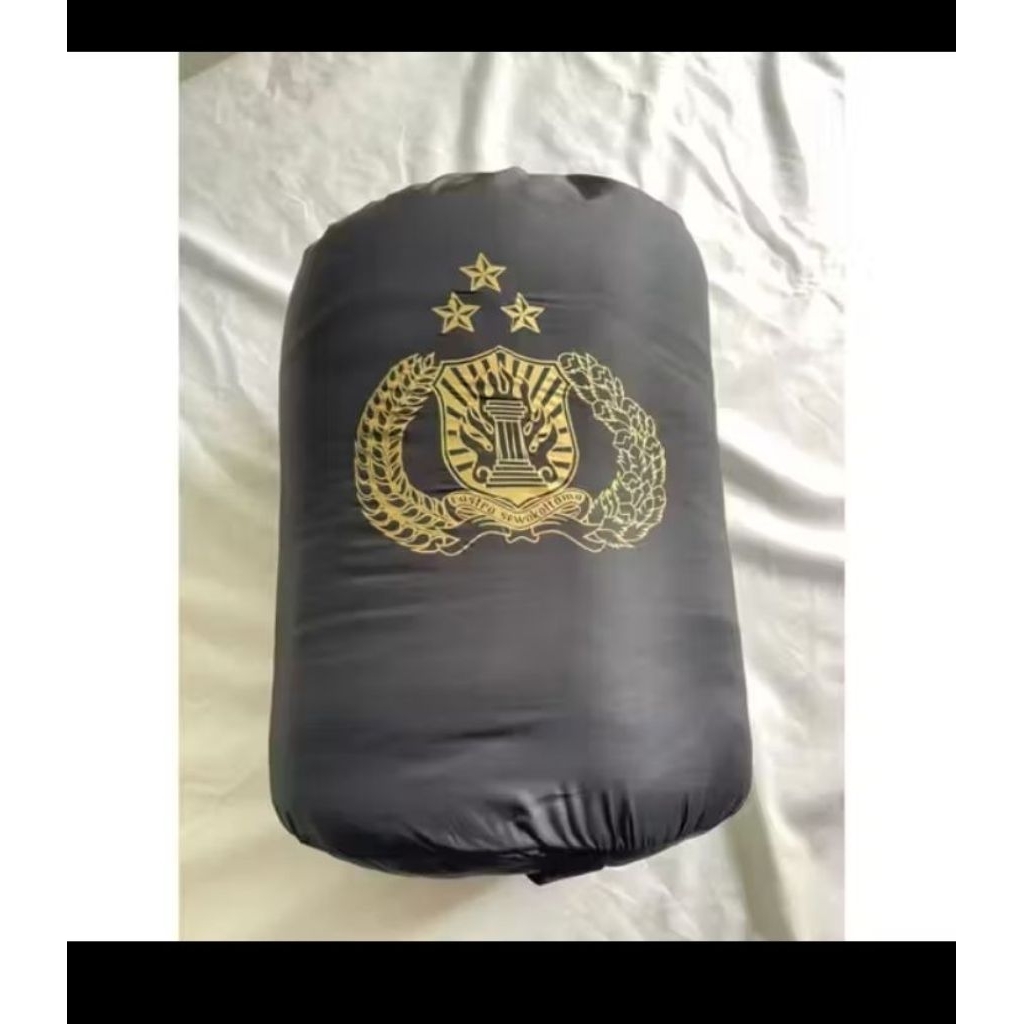 sleeping bag hitam brimob original jatah brimob polri