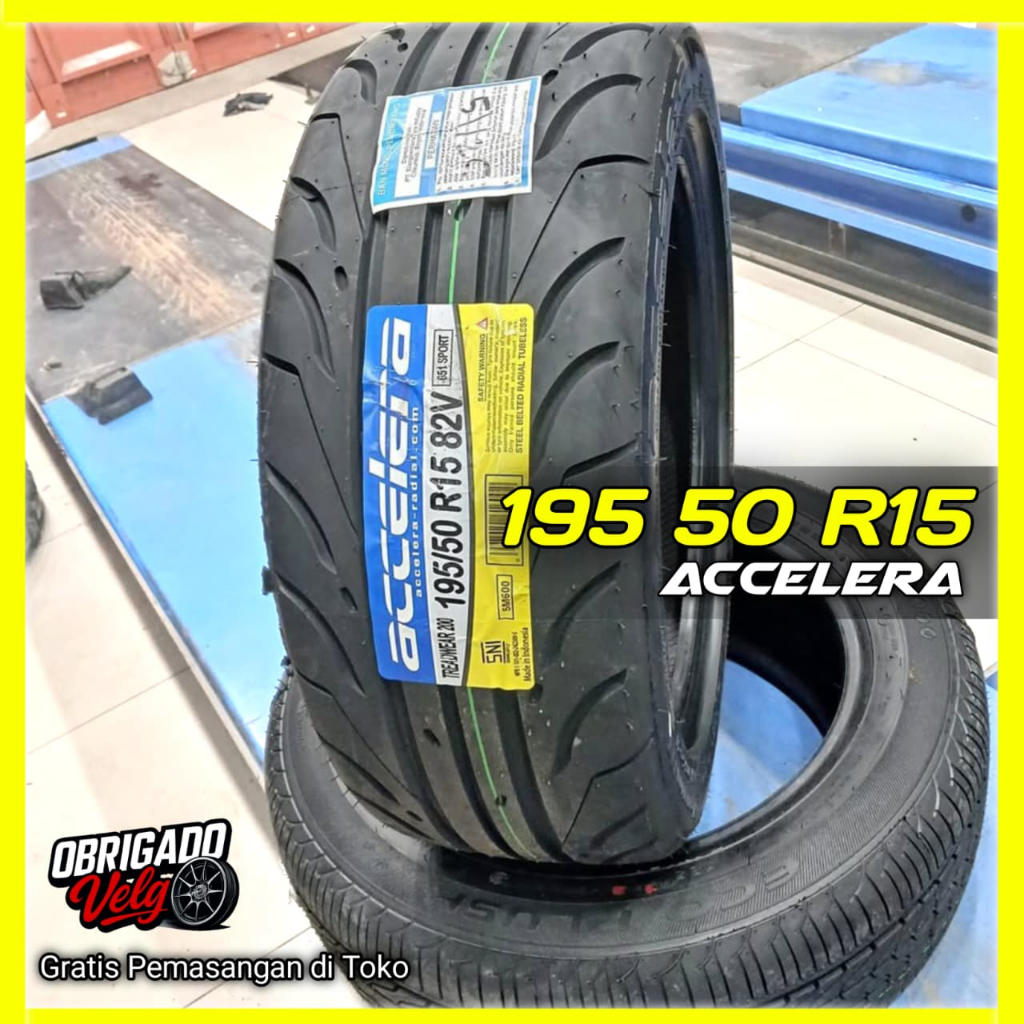 BAN SLICK 195 50 R15 ACCELERA 651 SPORT - BAN MOBIL SEMI SLICK RING 15