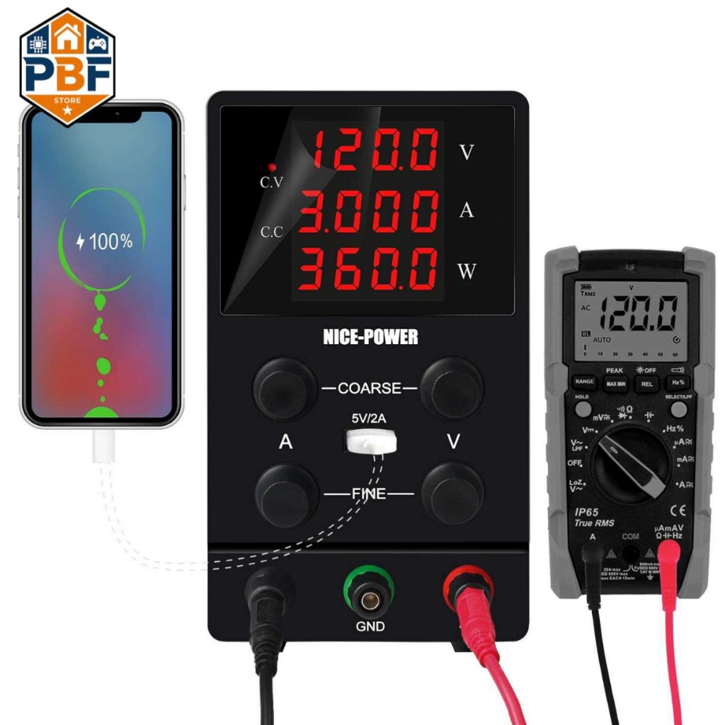 Adjustable DC Power Supply High Precision Digital 30V 10A Power Supply Adjustable 30V 10A