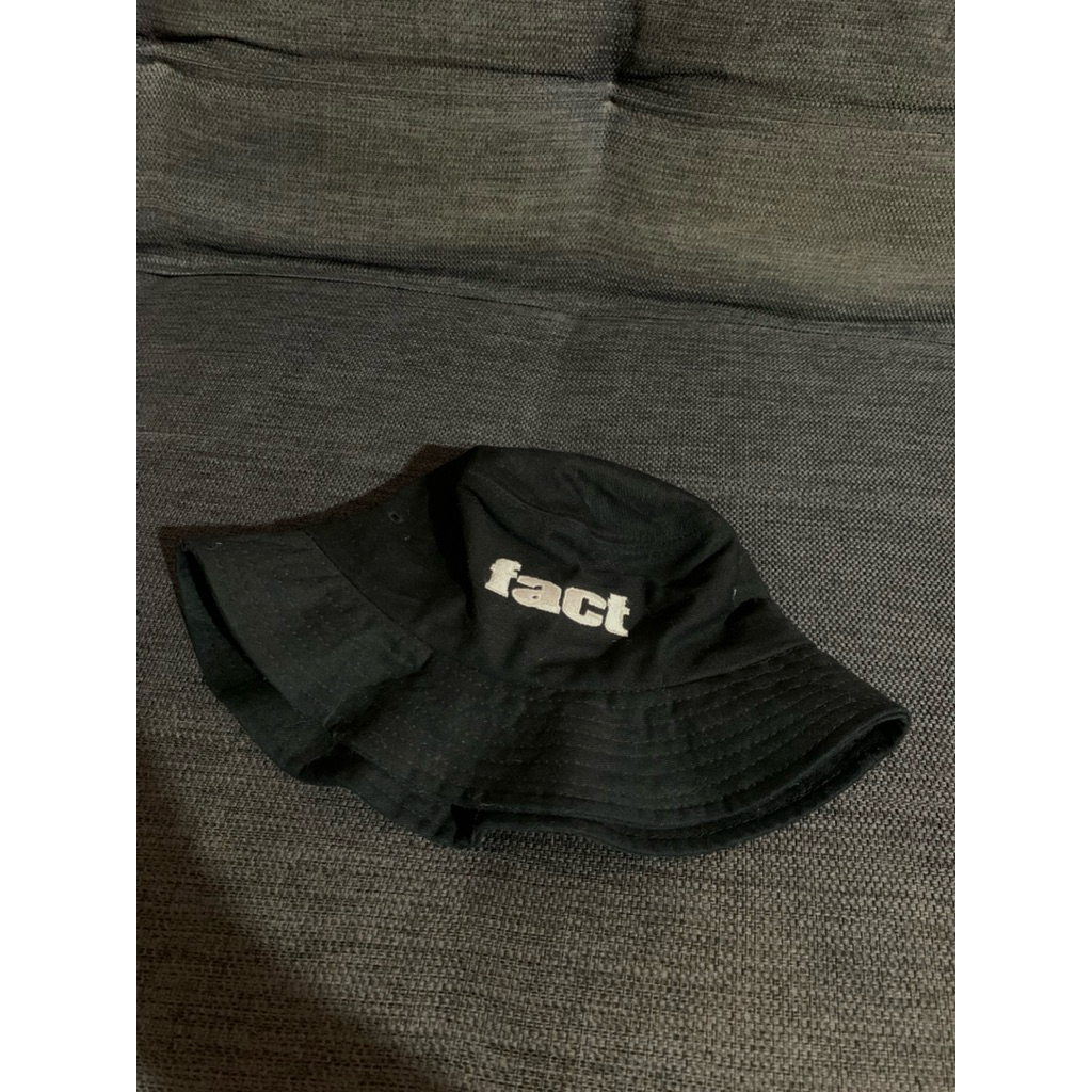 Bucket Hat FACT Ripoff Fuct Black