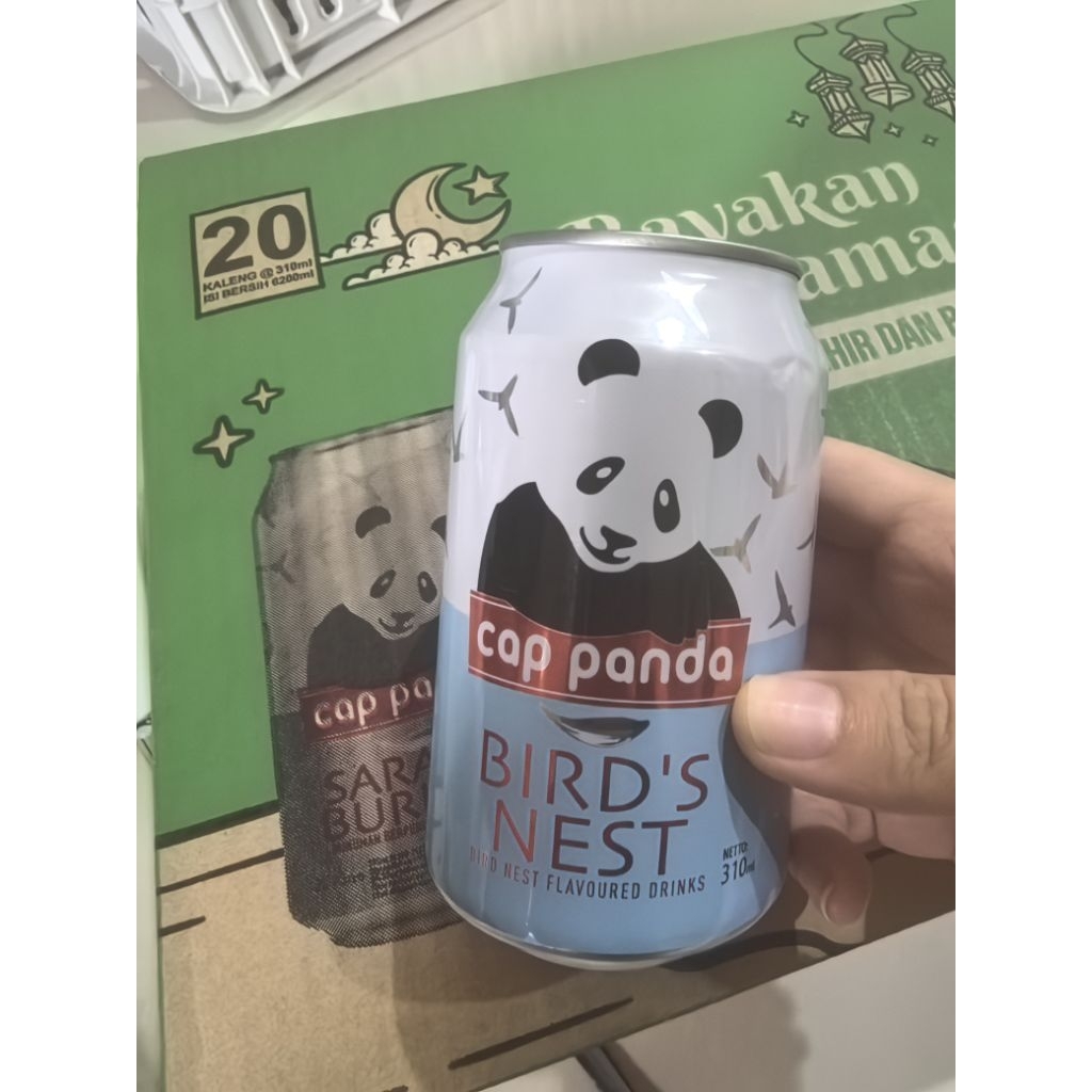 20PC MINUMAN CAP PANDA SARANG BURUNG WALLET. CAP PANDA SARANG BURUNG. CAP PANDA CINCAU HITAM. MINUMA