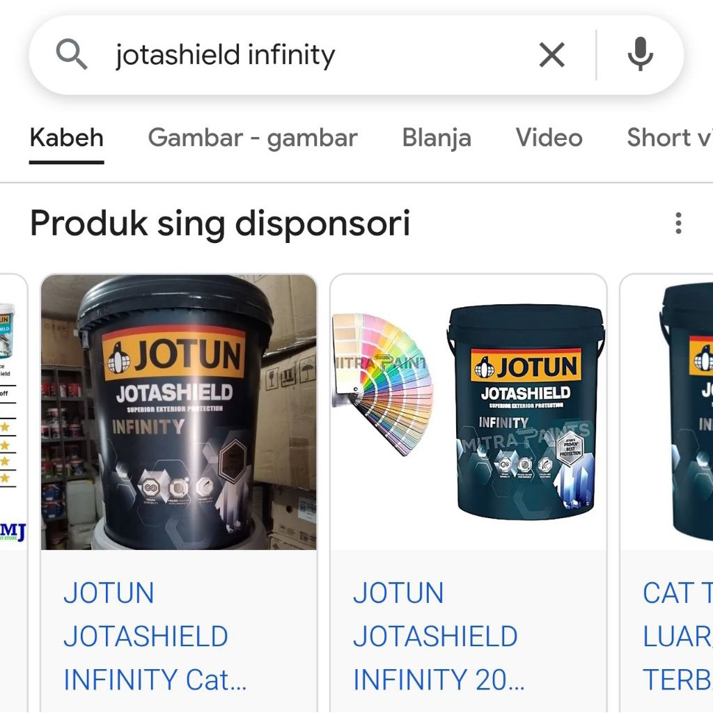 JOTUN Jotashield Infinity warna Putih/White 2.5 Liter