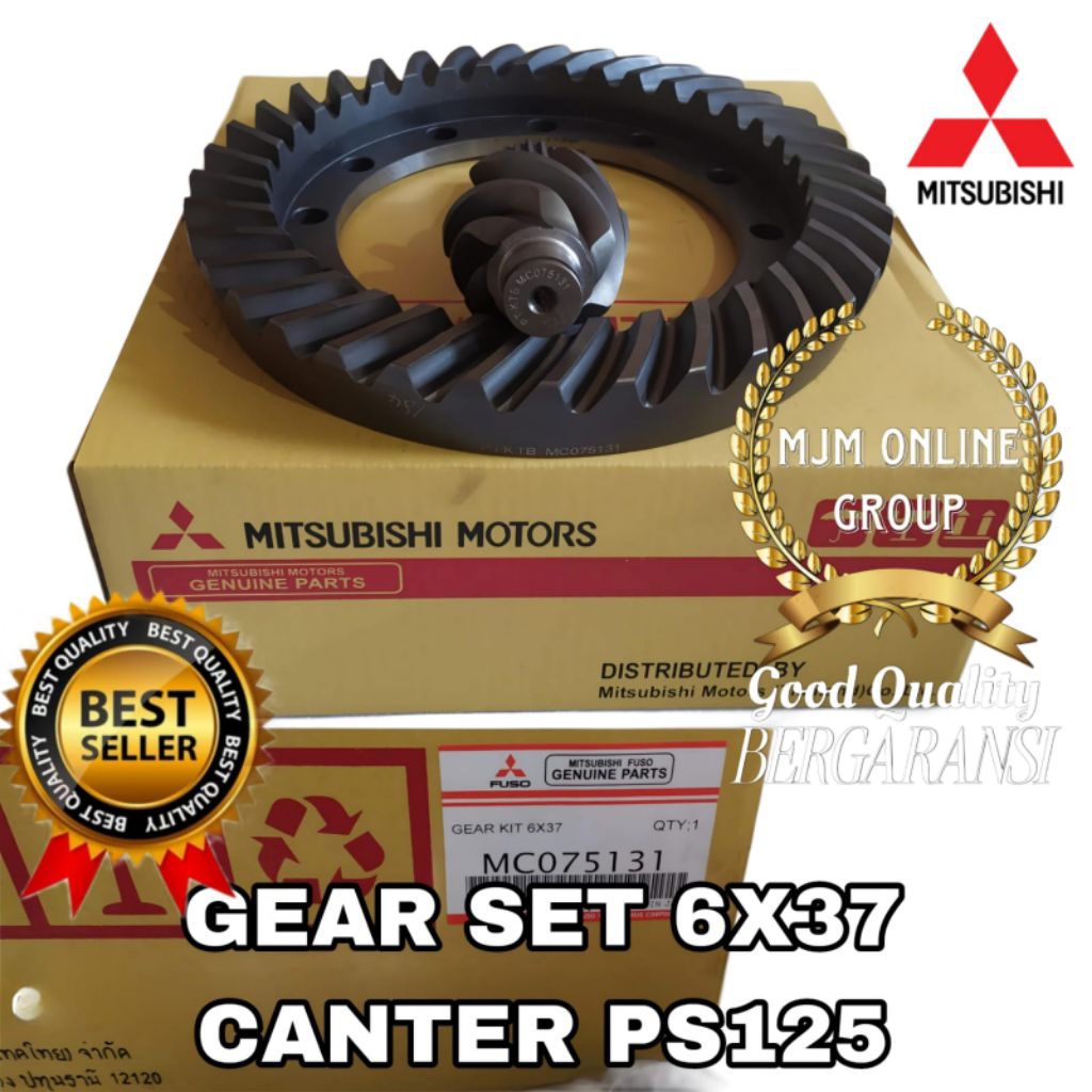 Gear set 6x37 Mitsubishi Canter Ps125 / gigi gardan Canter Ps125 Ps135 rasio 6x37