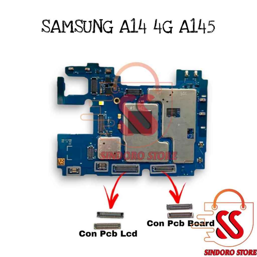 Konektor Main Board Samsung A14 4G A145 Soket Lcd Mainboard Connector FPC