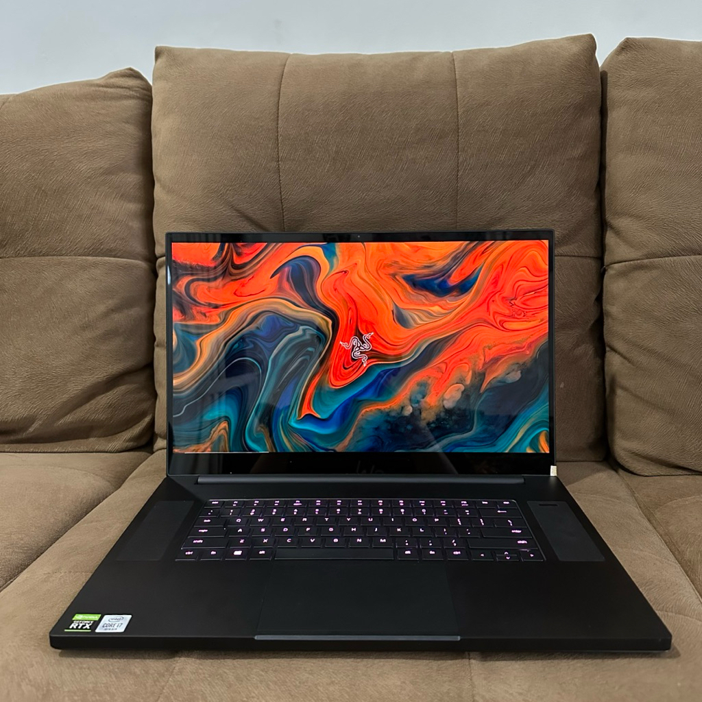 Laptop Gaming Premium Razer Blade 17 Pro Touchscreen 16/512GB I7 10750H RTX 2080 8GB 4K 120HZ