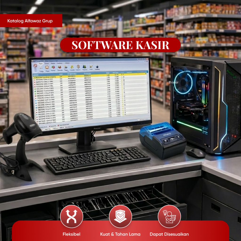 Sistem Kasir Minimarket Pro  | Aplikasi Kasir Toko & Minimarket | POS Kasir Support Multi Komputer