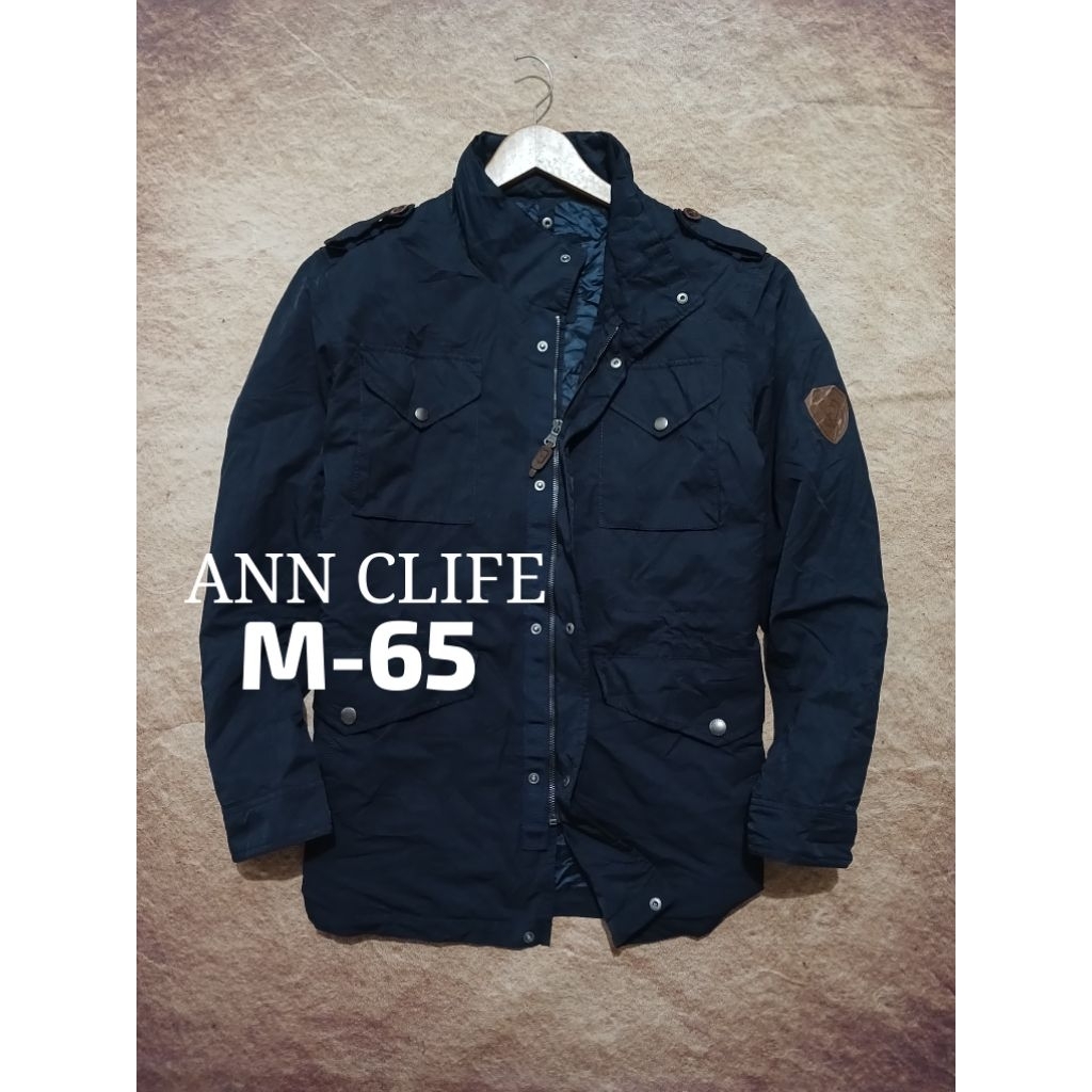 Jaket field M-65 ANN CLIFE bahan tebal bekas pakai
