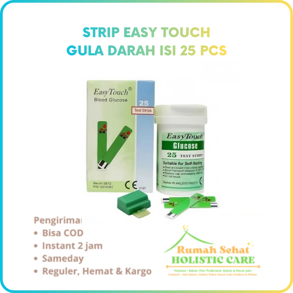 [BISA COD] Strip Easy Touch Gula Darah | Refill Alat Tes EasyTouch GCU 3 in 1 ORIGINAL