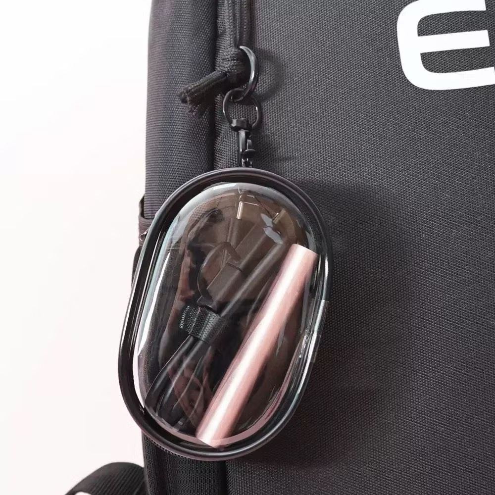 AKSESORIS TAS PENYIMPANAN MINI POUCH MIKA TRANSPARAN BENING RESLETING SERBAGUNA TRANSPARAN TAS BENII