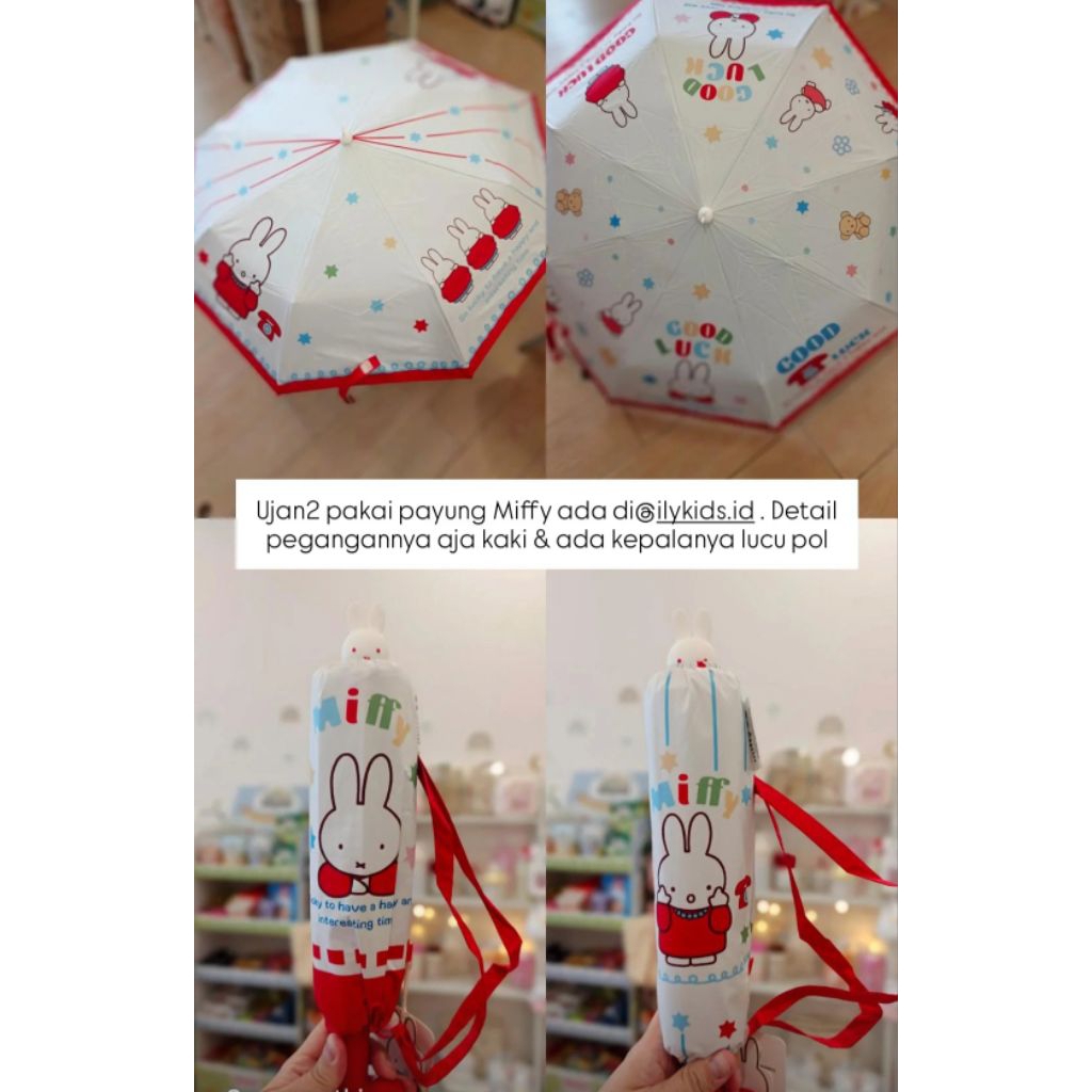 ilykids payung lipat miffy lucu
