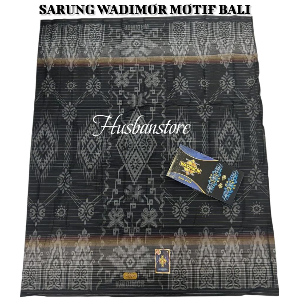 Sarung Wadimor motif bali original-Sarung motif