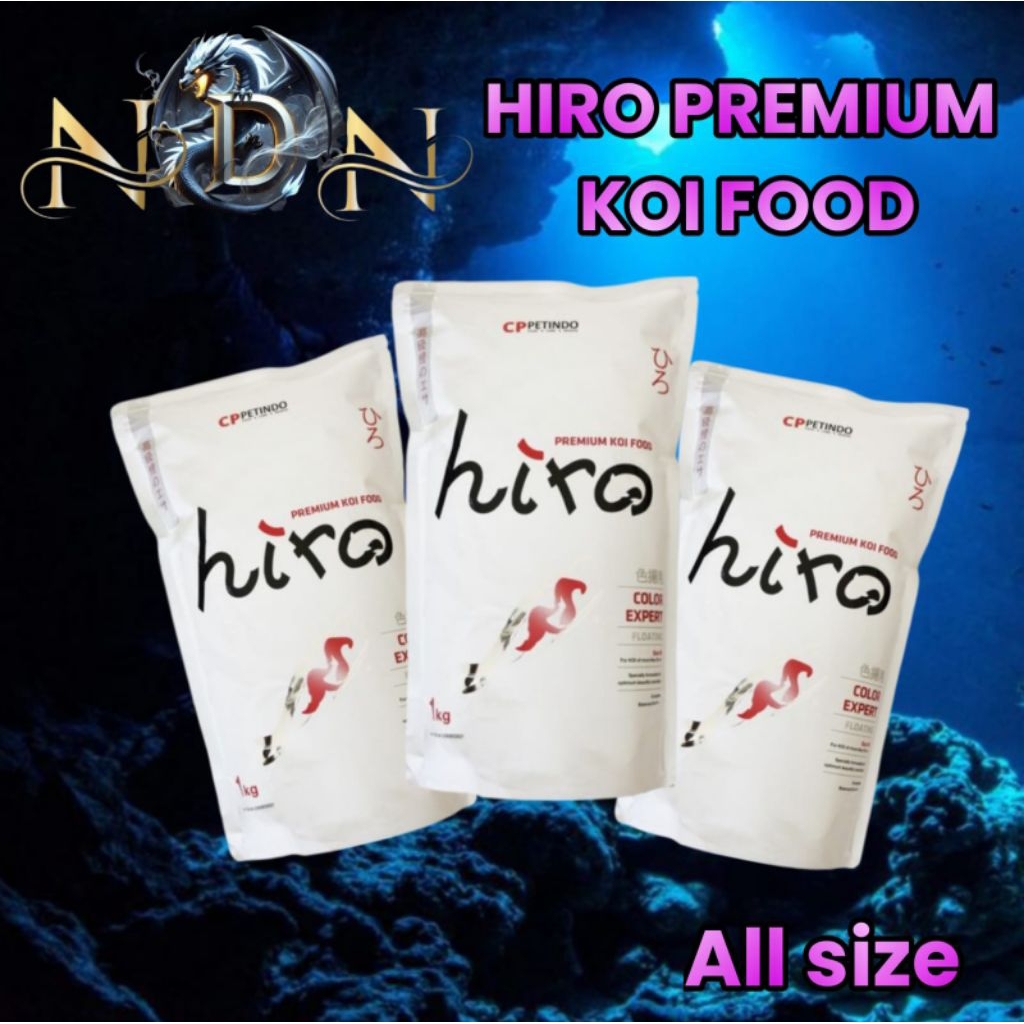 pelet koi pakan koi Hiro Colour Hiro Growth Hiro Color - Colour M