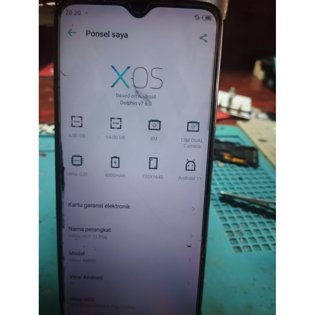 mesin infinix hot 11 ply
