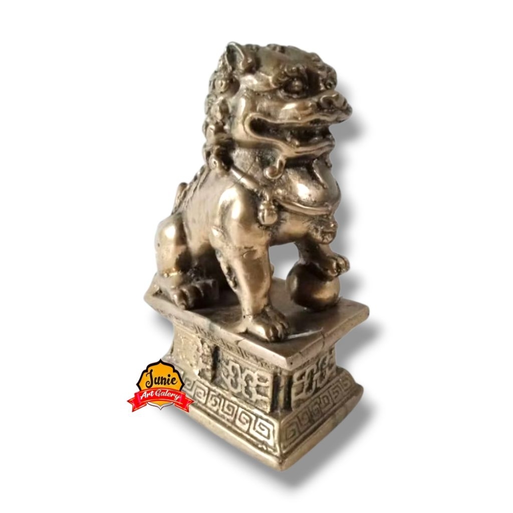 Singa Killin / Singa Qillin / Singa Cina / Singa Samsi / Keberuntungan Emas Bahan Kuningan asli