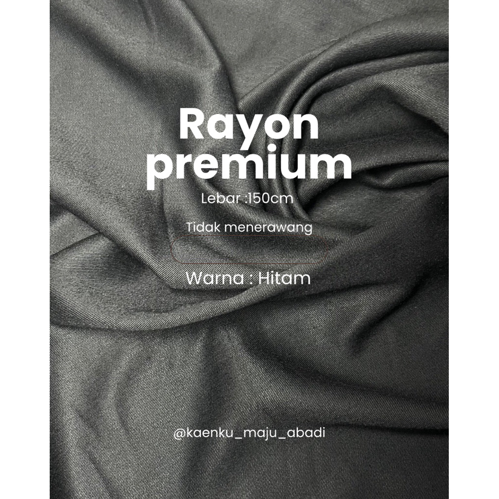 Kain rayon twill polos | kain rayon twill murah | kain rayon premium