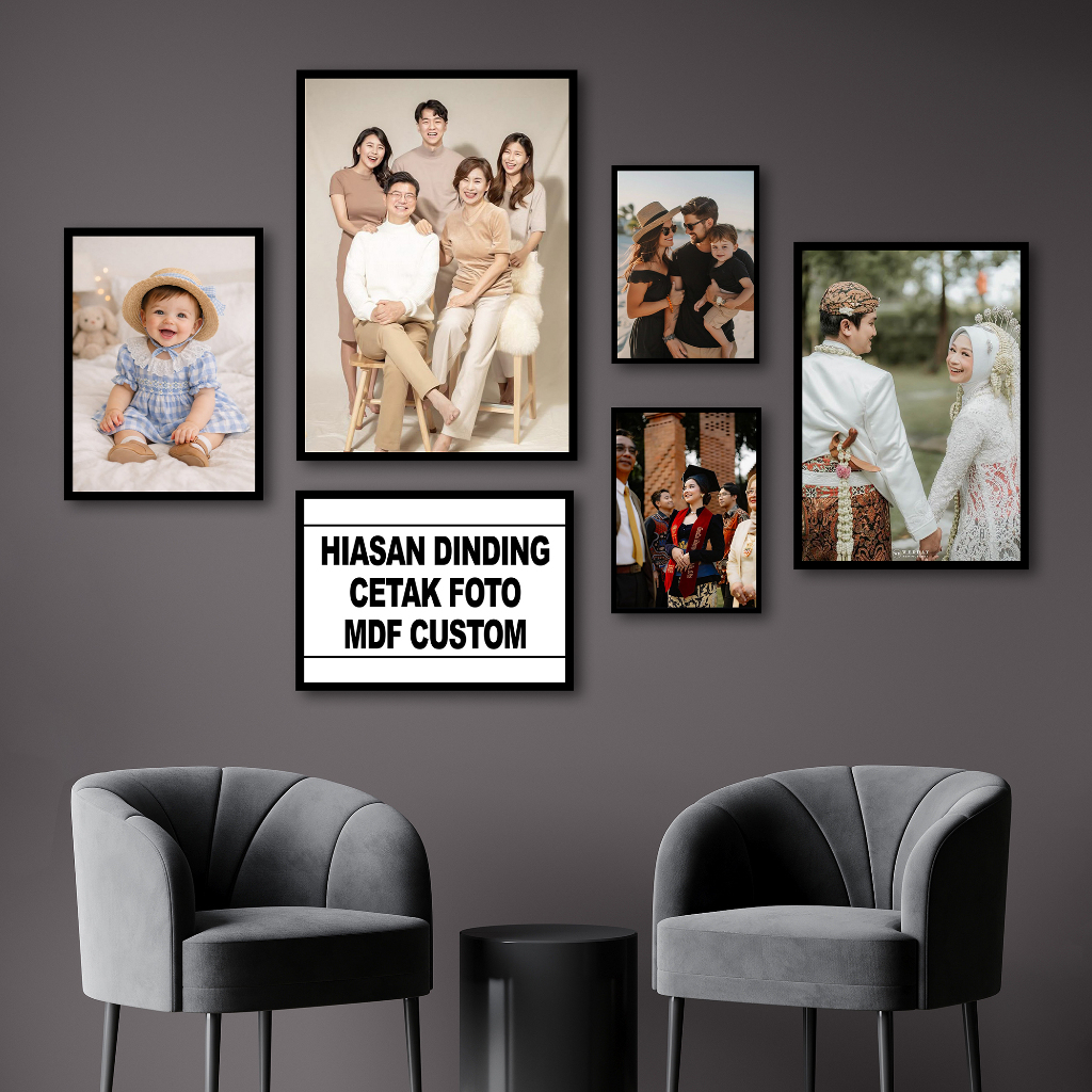 HIASAN DINDING CUSTOM DESIGN CETAK FOTO QUOTES DAN POSTER