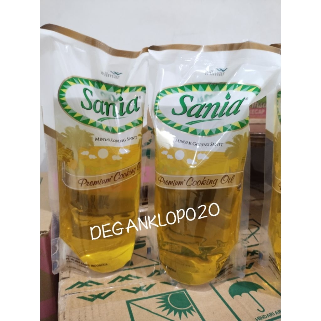 Minyak Goreng SANIA 1Ltr 1Dos 12Pouch ONLY INSTAN