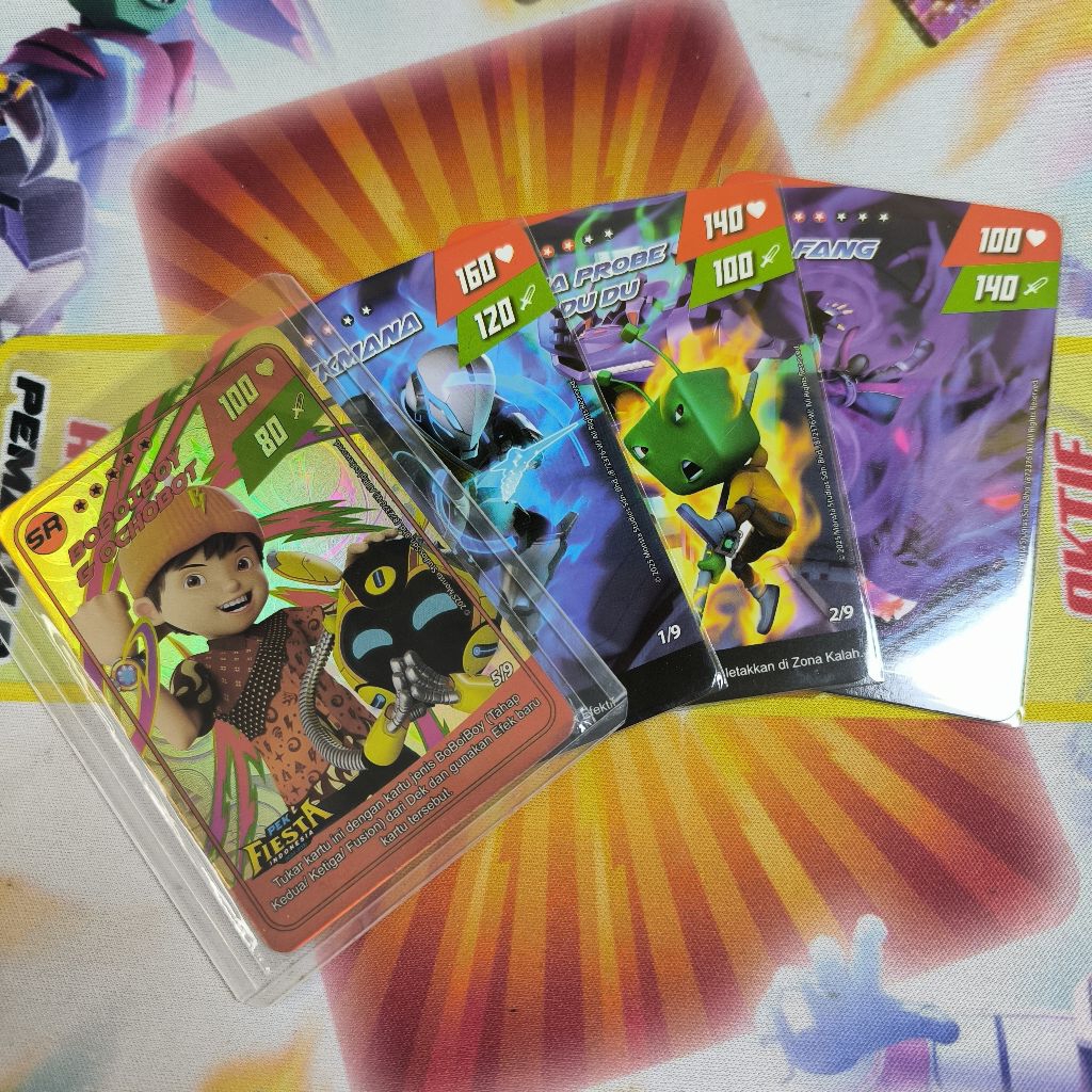 Kartu Boboiboy Monsta Galaxy Card Pek Fiesta Indonesia