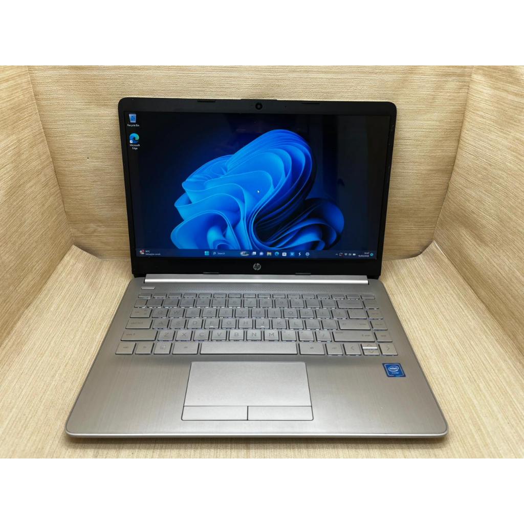LAPTOP HP MODEL 14S CF1051TU INTEL CELERON N4205U RAM 4G SSD 512 GB SECOND BERGARANSI