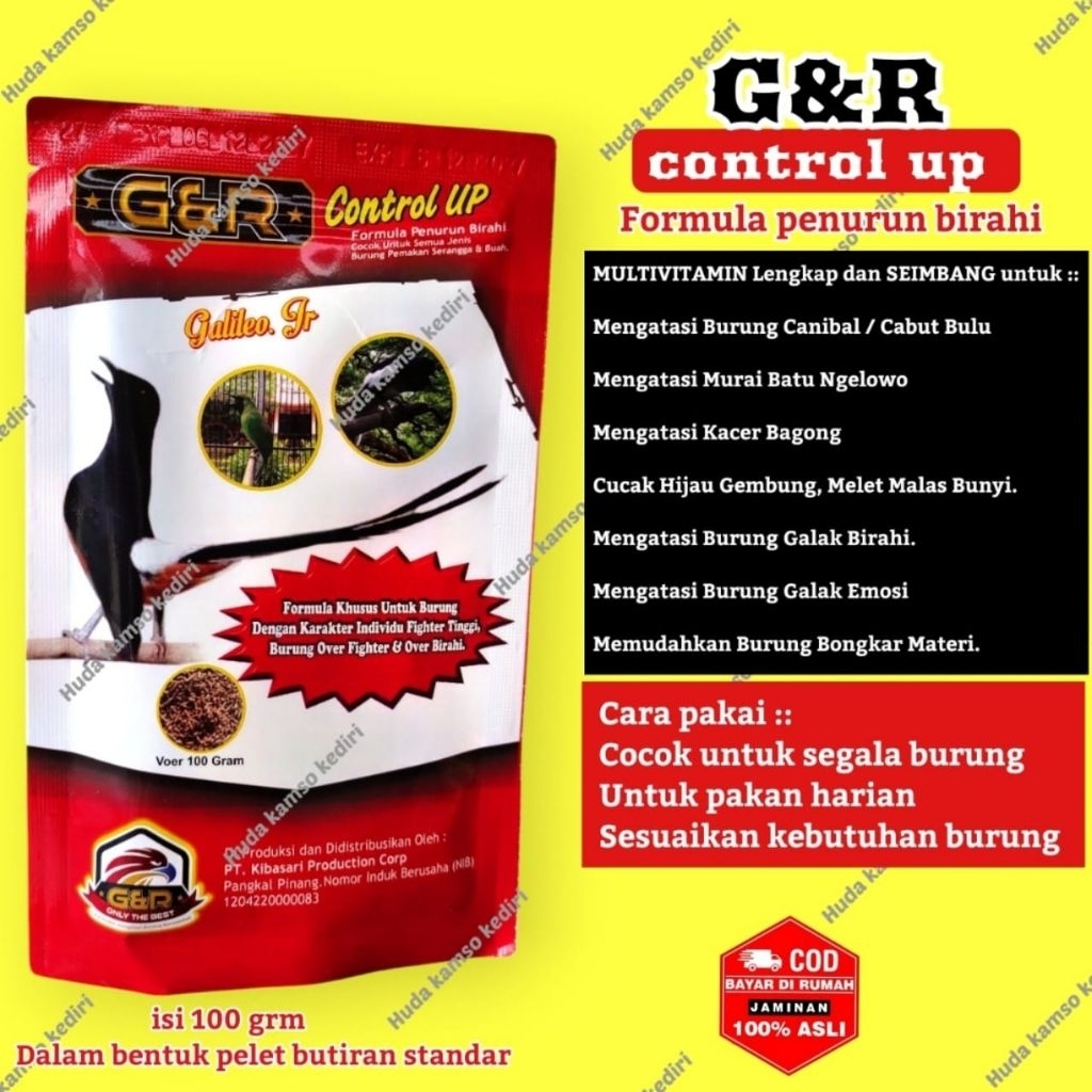 G&R Control UP Voer burung kibasari