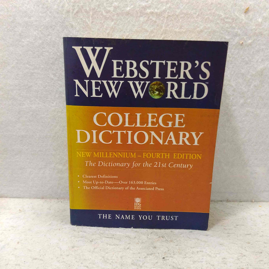 Book Import - Websters New World College Dictionary - edisi ke-4 Fourth Edition Michael Agnes - New 