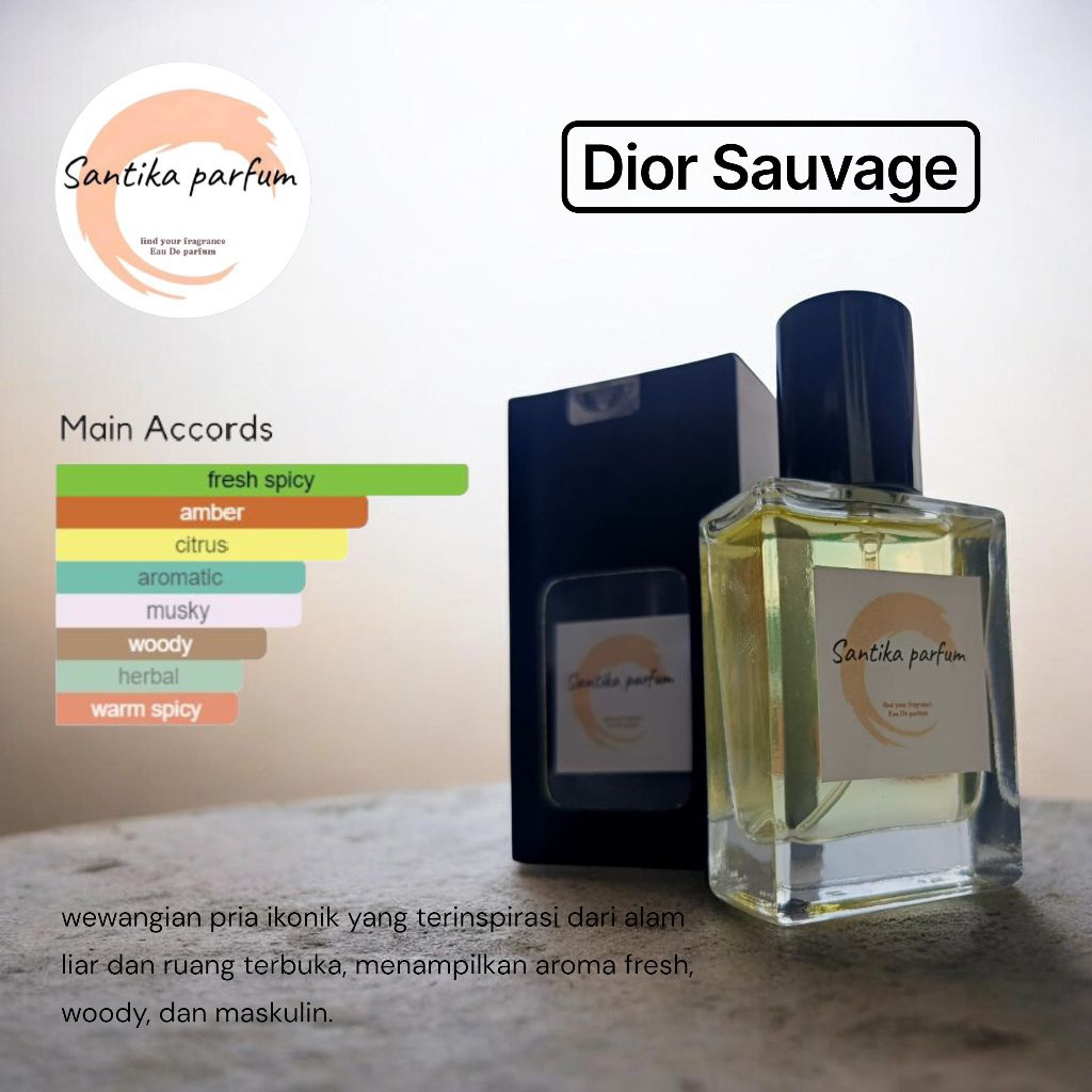 parfum Dior sauvage 30ml|Santika parfum