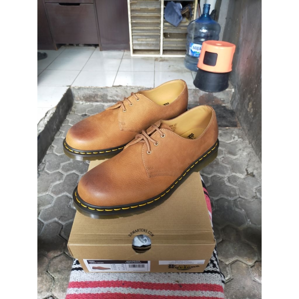 Sepatu Boot Docmart 1461 Desert Brown size 45