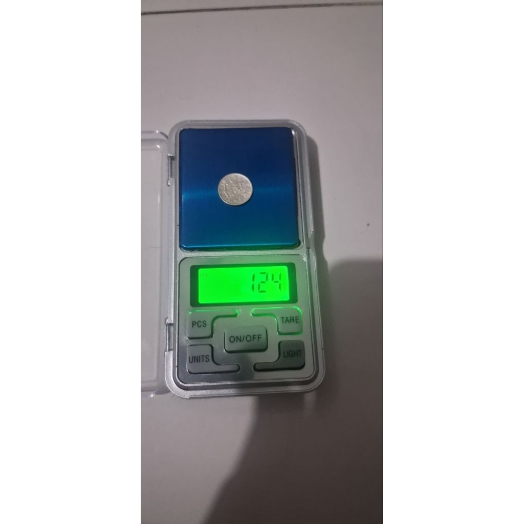 Koin Wilhelmina 1/10 G Tahun Campur Asli Perak