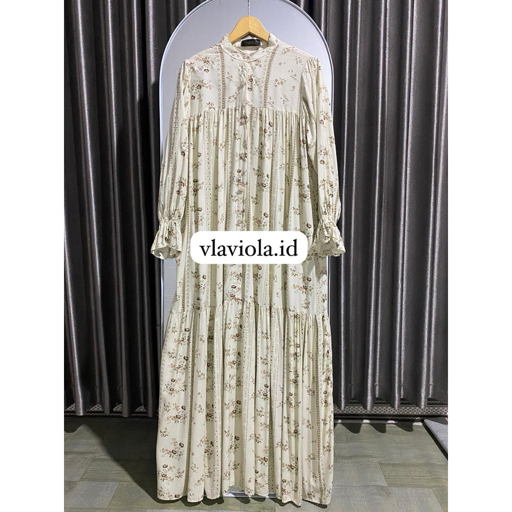 Gamis Rayon | Gamis Midi  Bahan adem | Baju Gamis Midi skir tali