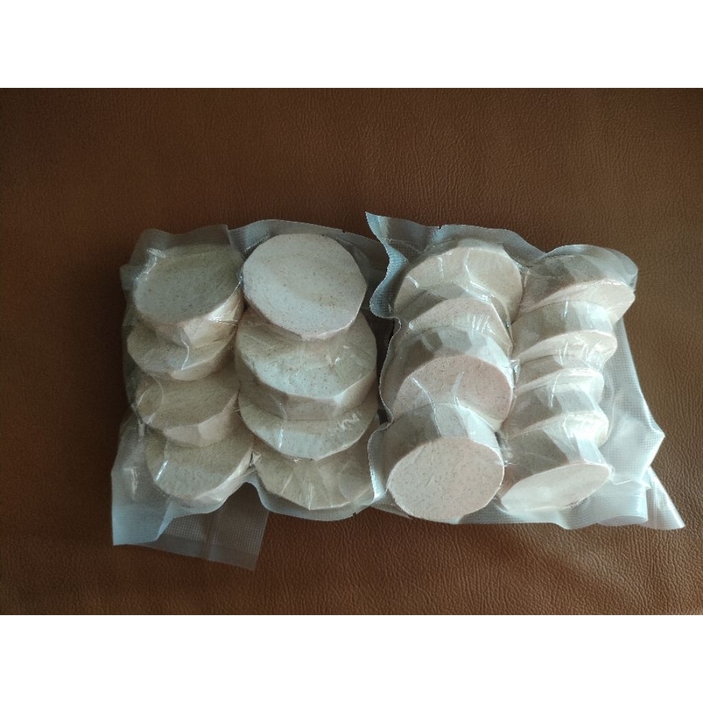 Talas Bogor ungu kupas