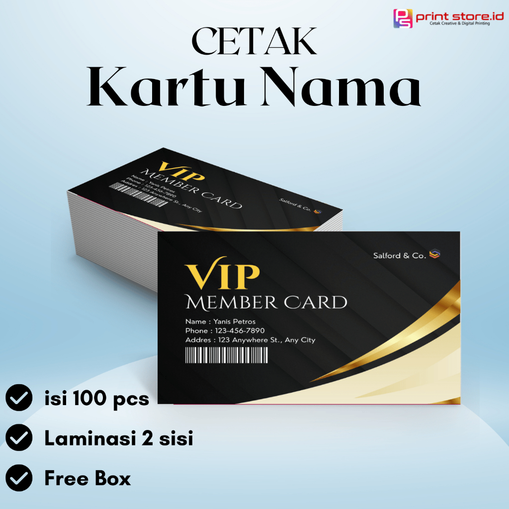Cetak Custom Kartu nama/ID Card/Bussines Card/Member card/Name Card/Satu sisi/dua sisi/bolak balik1 
