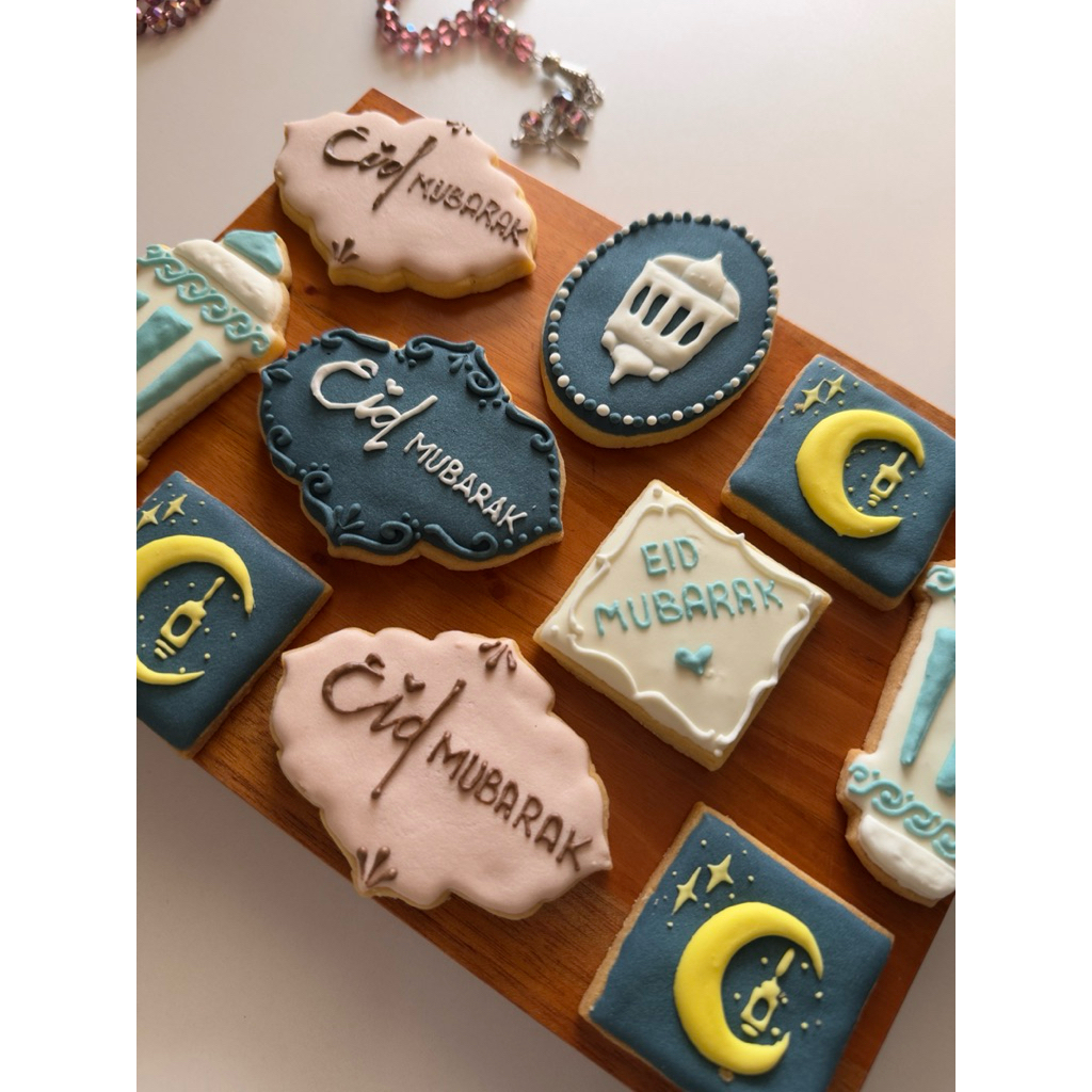 Eid Cookie (kue lebaran) icing cookies - isi 4pcs