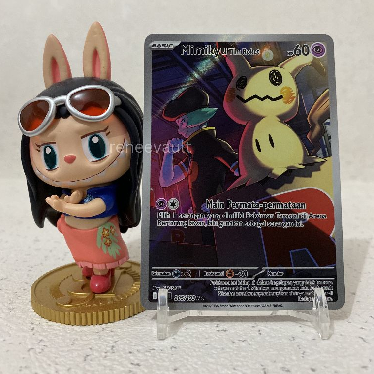 Mimikyu Tim Roket AR Pokemon Impian Mega EX 205/193