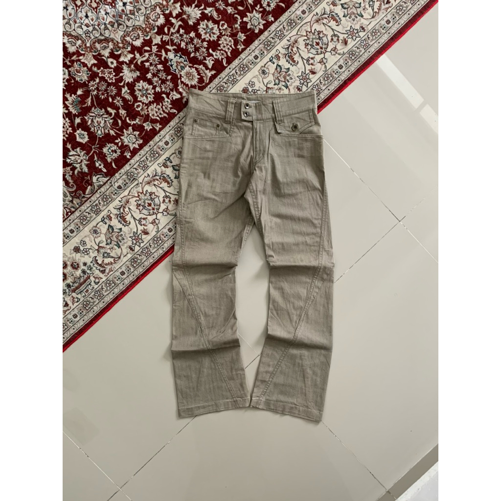 Michel Klein Homme Paris Spiral Flared Jeans