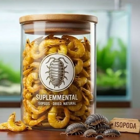 udang kering untuk pakan isopod / udang kering untuk ikan hias / udang kering untuk pakan hewan