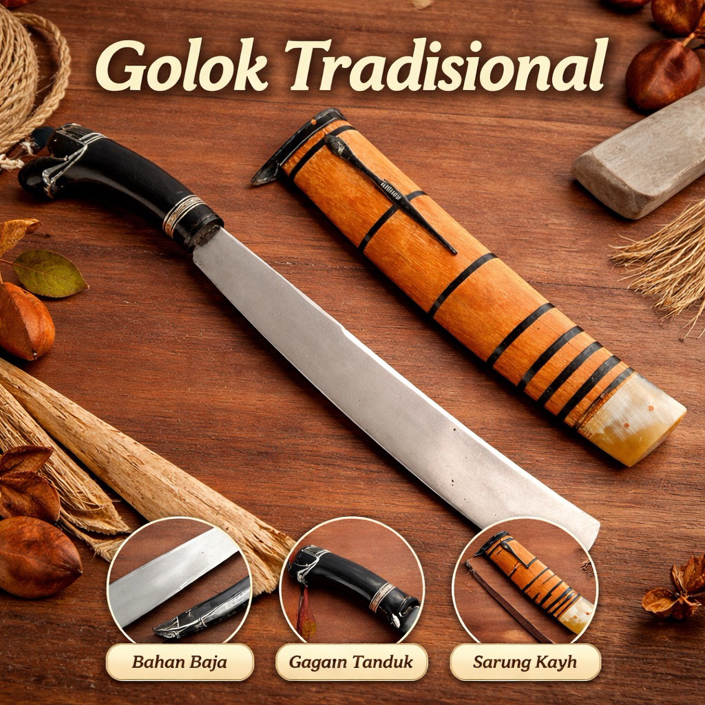 Bedog Galonggong 30cm Murah Meriah