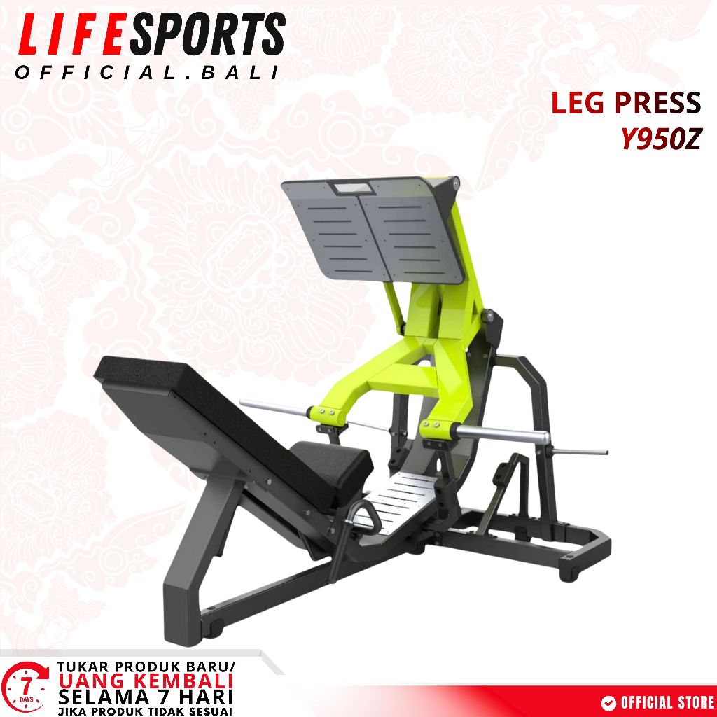 LIFESPORTS - NEW Machine Leg Press Plate Loaded Discovery R DHZ Y950Z
